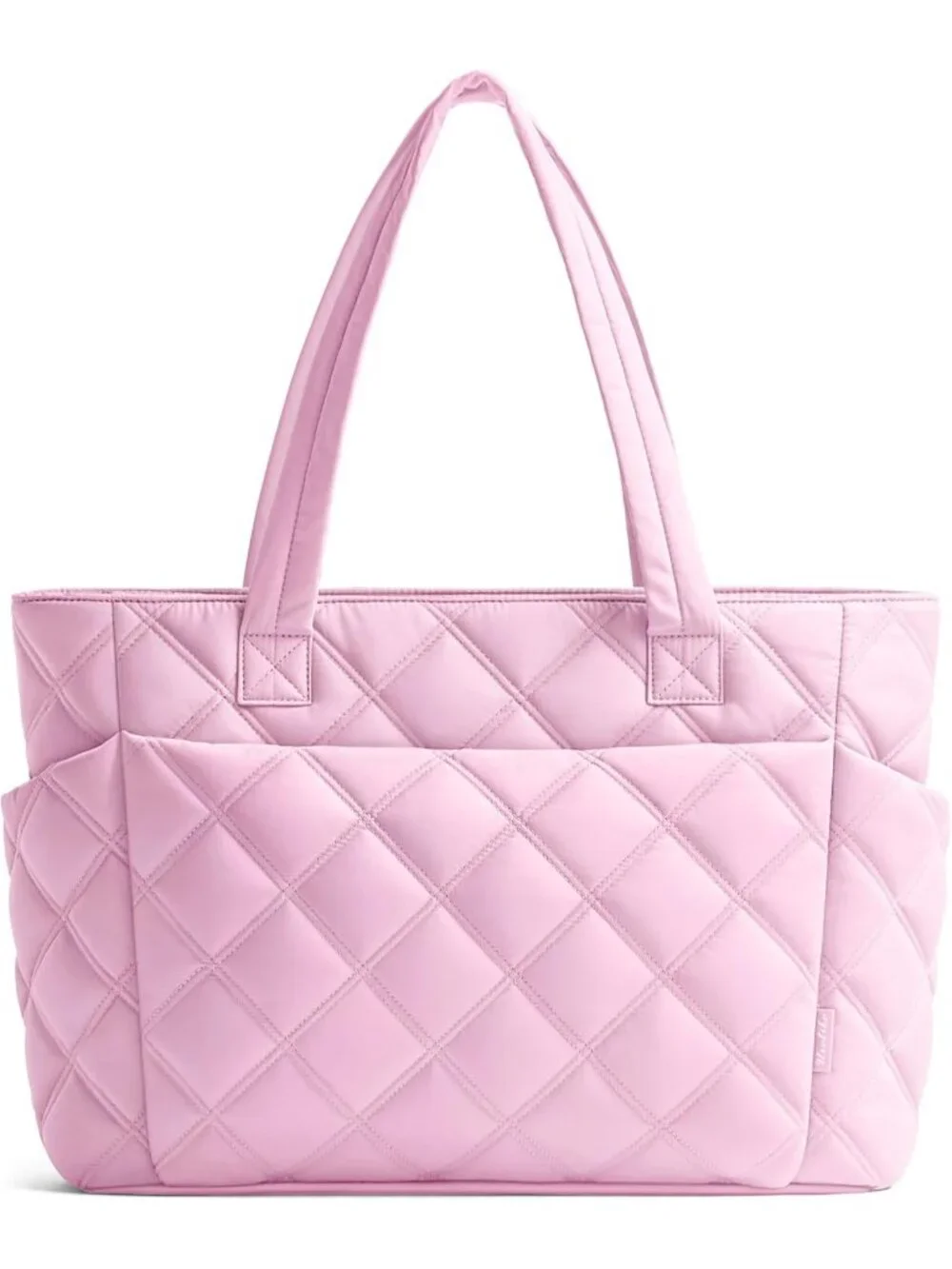👜Women's Cherry Blossom Puffer Tote Bags Lightweight Quilted Work For Travel